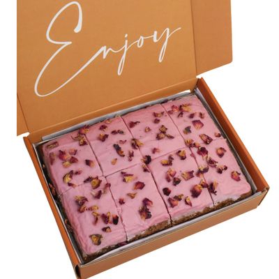 Vegan Raspberry & Rose Cakes