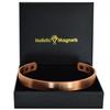 XL Pure Copper Magnetic Bracelet Men Women Copper Bangle Cuff 6 Neodymium Magnets Unisex Adjustable-CSL (XL: Wrist 2224cm/8.69.5) view 1