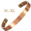 XL Pure Copper Magnetic Bracelet Men Women Copper Bangle Cuff 6 Neodymium Magnets Unisex Adjustable-CSL (XL: Wrist 2224cm/8.69.5) view 3