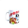 Father's Day 'Sports Crazy Dad' White Ceramic Gift Mug with Selection Of Individually Foil Wrapped Chocolate footballs view 2