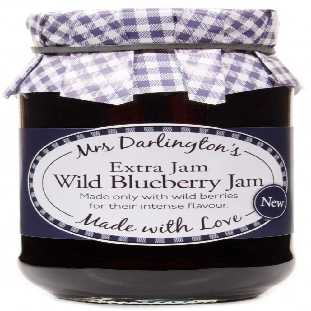 Mrs Darlington's Wild Blueberry Jam 340g - 6 Pack