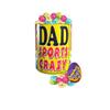 Father's Day 'Sports Crazy Dad' Ceramic Gift Mug With A Selection Of Individually Foil Wrapped Chocolate Mini Eggs And A Cream Egg view 1