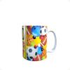 Father's Day 'Sports Crazy Dad' Ceramic Gift Mug With A Selection Of Individually Foil Wrapped Chocolate Mini Eggs And A Cream Egg view 2