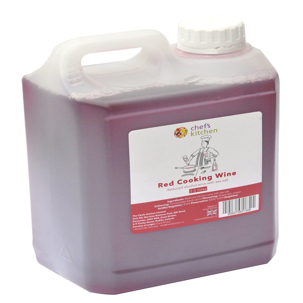 English Red Cooking Wine by The Chefs Kitchen - 2.5l Bottle