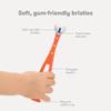 Frida Baby Toothhugger Kids Toothbrush: U-Shaped Toothbrush with Triple-Angle Bristles, Easy-Grip Handle, Soft Toothbrush Bristles, for Toddlers and Kids 2+ Years Old, Pink view 4