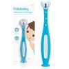 Frida Baby Toothhugger Kids Toothbrush: U-Shaped Toothbrush with Triple-Angle Bristles, Easy-Grip Handle, Soft Toothbrush Bristles, for Toddlers and Kids 2+ Years Old, Blue view 1