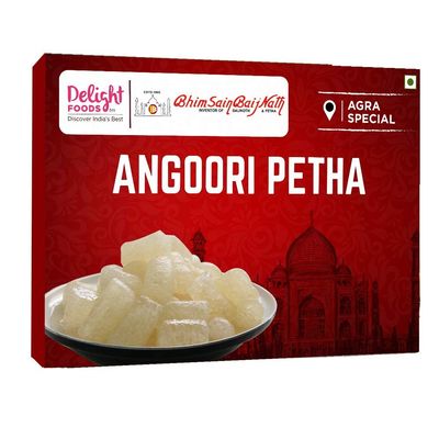 Ethnic Choice Delight Foods Original Agra Petha 350g | Indian Sweets | Mithai (Angoori Petha)