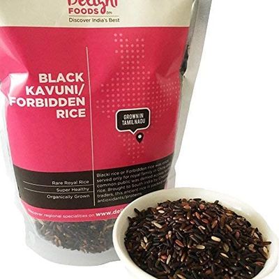 Ethnic Choice Delight Foods Black Kavuni Rice - 500gm | Forbidden Rice