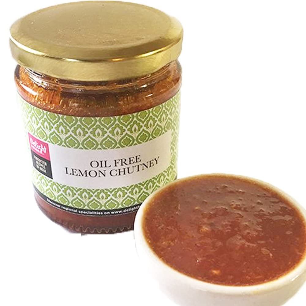 Delight Foods Lemon Chutney Oil Free (200 Gm) - Achaar