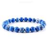 ZZSRJ Classic Stone Bead Bracelet Men's Handmade Stone Bead Chain Bracelet Men's Women's Jewelry Gifts (Main Stone Color : Width 10mm, Metal Color : 9) view 1