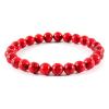 ZZSRJ Classic Stone Bead Bracelet Men's Handmade Stone Bead Chain Bracelet Men's Women's Jewelry Gifts (Main Stone Color : Width 10mm, Metal Color : 5) view 1