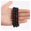 ZZSRJ Classic Stone Bead Bracelet Men's Handmade Stone Bead Chain Bracelet Men's Women's Jewelry Gifts (Main Stone Color : Width 10mm, Metal Color : 5) view 4