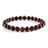 ZZSRJ Classic Stone Bead Bracelet Men's Handmade Stone Bead Chain Bracelet Men's Women's Jewelry Gifts (Main Stone Color : Width 10mm, Metal Color : 3) view 1