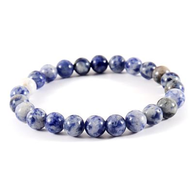 ZZSRJ Classic Stone Bead Bracelet Men's Handmade Stone Bead Chain Bracelet Men's Women's Jewelry Gifts (Main Stone Color : Width 10mm, Metal Color : 6)