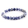 ZZSRJ Classic Stone Bead Bracelet Men's Handmade Stone Bead Chain Bracelet Men's Women's Jewelry Gifts (Main Stone Color : Width 10mm, Metal Color : 6) view 1