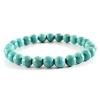 ZZSRJ Classic Stone Bead Bracelet Men's Handmade Stone Bead Chain Bracelet Men's Women's Jewelry Gifts (Main Stone Color : Width 10mm, Metal Color : 13) view 1