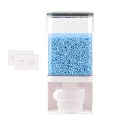 35 OZ Laundry Detergent Dispenser/Wall-Mounted Scent Booster Beads Dispenser for Laundry Room Storage, Suitable for Softener Beads/Sea Salt/Rice Dispenser/Sprinkles/Solid Grain Organize