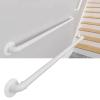 HYEYXKF White Handrail for Stairs, Bar Counter Foot Rail, Wall Mounted Handrails Railings, Stairway Railing for Indoors Outdoors Grab Rail Support Rod - Wrought Iron (Size : 13ft/390cm) view 1