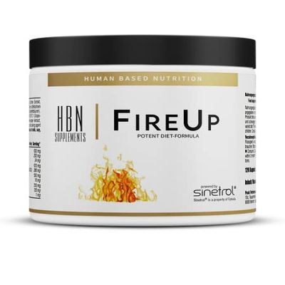HBN - FireUp - 120 Capsules I Diet I Sinetrol XPUR I Capsaicin I Green Tea I EGCG I Green Coffee Bean Extract I Diet Support I Vegan I Gluten-Free