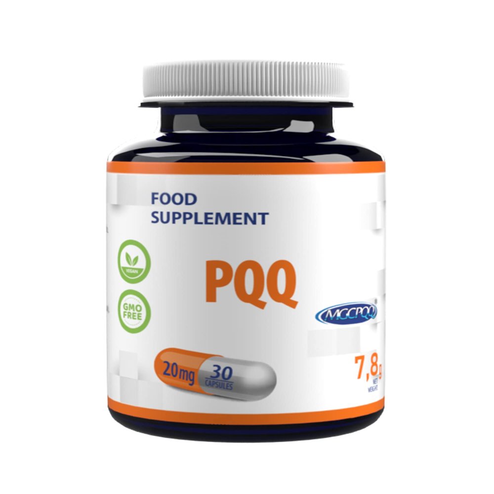 Hepatica PQQ (MGCPQQ) 20mg | 30 Vegan Capsules | High Strength Pyrroloquinoline Quinone | 3rd Party Lab Tested | Cellular Energy & Brain Support Supplement
