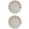 DEWIN Color Comparing Charts, 3pcs Teeth Color Comparing Charts Teeth Bleaching Color Shade Guide Dental Teeth Color Cards view 4