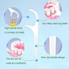 Dental Floss Picks White Dispenser Hygiene and Tidy Pop-up Floss Box 1 Boxs Have 88 Count Tasteless Flossers. (1 PC) view 3