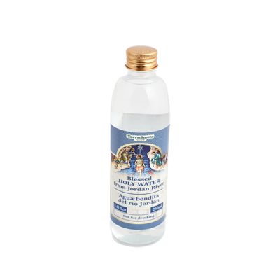Blessed Authentic Bottle with Holy Water 8.4 fl.oz(250 ml) Souvenir from Jerusalem Holy Land Israel Certificate Gift Spiritual Tierra Sagrada Christian