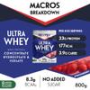 SCI-MX Ultra Whey Protein Muscle Building & Recovery Protein Powder With Naturally Occurring Glutamine & Amino Acids - Strawberry Flavour - 800G - 18 SERVINGS view 3
