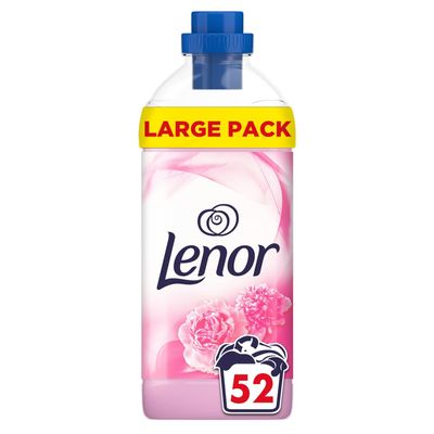 Lenor Fabric Conditioner Pink Blossom 52 Washes, 1.82l