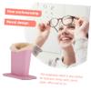 1pc Plush Glasses Frame Glasses Stand Eyeglasses Spectacle Stand Upright Eyeglasses Holder Sunglasses Display Rack Eyeglass Stands Travel Vertical Sunglasses Case Plush view 2