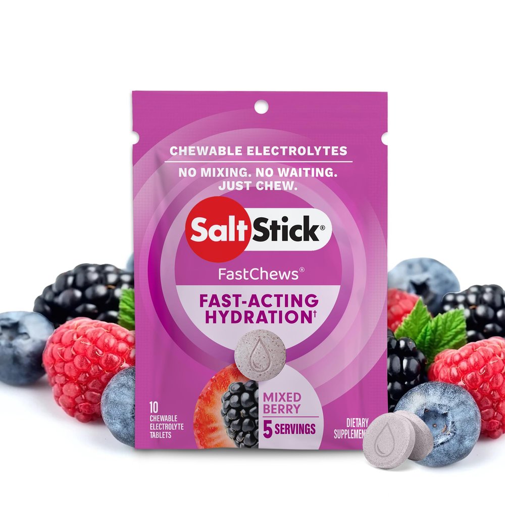 Saltstick Fastchews Electrolyte Replacement - Pack of 10 Chews (Mixed Berry)