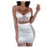 PAIDAXING Lingerie for Women Sexy Negligees Baby Dolls Chemises Strap Bandage Underwear Lace Stitching Fun Suit Crochet CutoutSolid Color Lace Stitching Fun Suit view 1