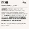 The Inspire Food Company Original Fruit Syrup for Bubble Tea Mix - 300ml | Lychee Syrup for Bubble Tea, Boba Tea, Smoothies, Slushes & Ice-Blended | 100% Vegan, Glutenfree view 2