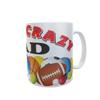 Father's Day 'Sports Crazy Dad' White Ceramic Gift Mug with Selection Of Individually Foil Wrapped Chocolate Sportsballs view 3