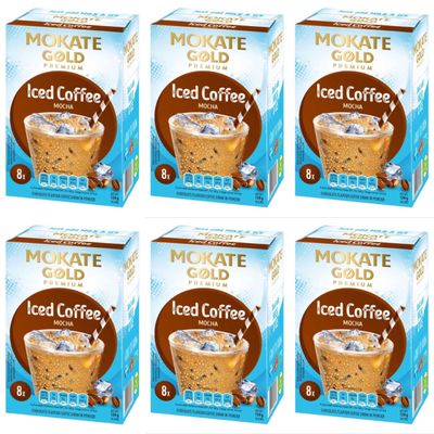 Mokate Gold Premium Iced Coffee Mocha 6 boxes x 8 sachets