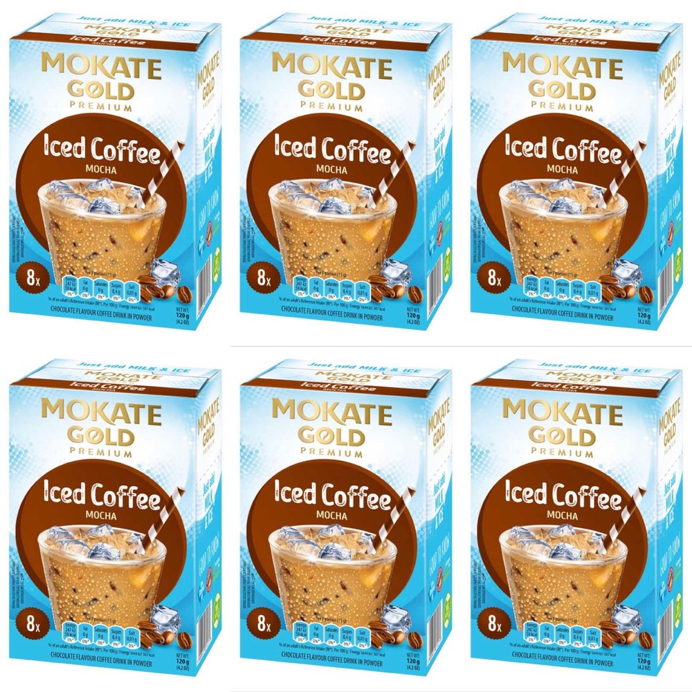 Mokate Gold Premium Iced Coffee Mocha 6 boxes x 8 sachets