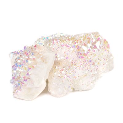 1/2LB Large Aqua Aura Drusy Crystal Natural Crystal Healing Raw Stones Rock Collection