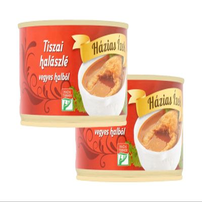 Hazias Izek Hungarian Tisza style fish soup (Halaszle) 400 g (Pack of 2)