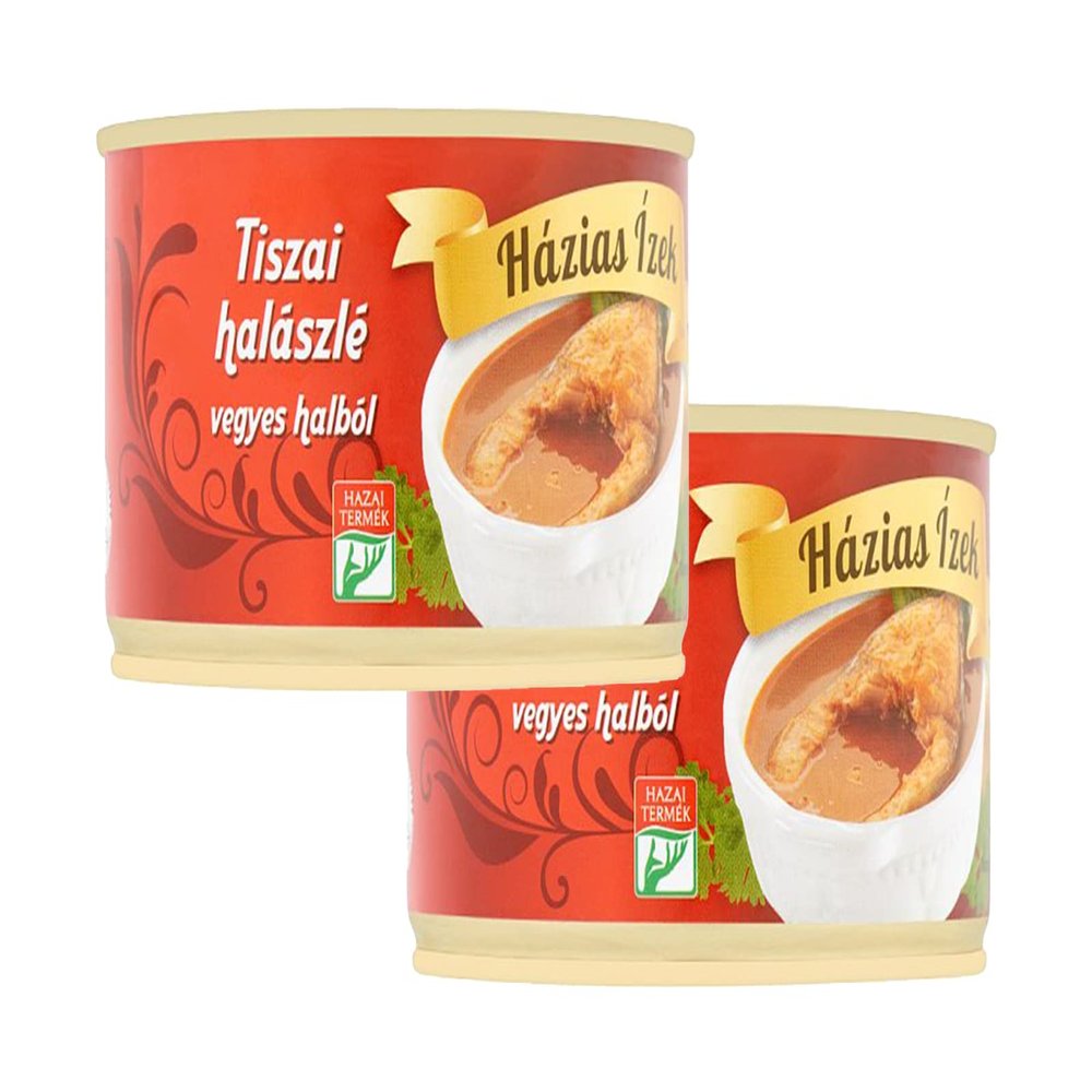 Hazias Izek Hungarian Tisza style fish soup (Halaszle) 400 g (Pack of 2)