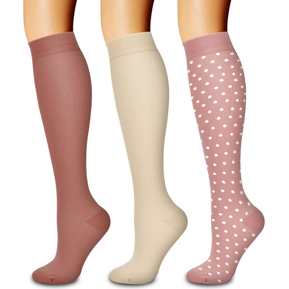 3 Pack Medical Compression Sock-Compression Sock for Women and Men-Best for Running,Nursing,Sports