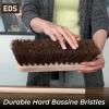 10 Garden Broom Outdoor with Wooden Handle Natural Stiff Bassine Hard Bristle Push Broom with Durable Support Bracket Yard Brush Heavy Duty Outdoor Stiff Sweeping Yard Brush (2) view 4