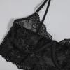 FGHSD Women's Exotic Chemises & Negligees Lingerie Sexy Hollow Out Women's Underwear Set Sexy Lingerie Bra Thong (B M) view 2