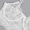 FGHSD Women's Exotic Chemises & Negligees Lingerie Sexy Hollow Out Women's Underwear Set Sexy Lingerie Bra Thong (A L) view 2