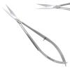 Facial Hair Scissors-Eyebrow Trimmer-Grooming Scissors for Eyebrow Shaping, Ear, Nose, Nostril Hair & Moustache (Silver Straight) view 1