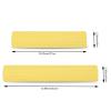 2 Pcs PVA Sponge Mop Head, Refills Replacement Folding Sponge Mop Head Super Absorbent Sponge Head, for Home Floor(27/33CM) Yellow view 2