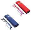 SIKAITE 2 pairs of hard lens half-frame reading glasses anti-blue reading glasses with special reading glasses case (red and blue, 3.0, diopters) view 1