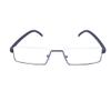 SIKAITE 2 pairs of hard lens half-frame reading glasses anti-blue reading glasses with special reading glasses case (red and blue, 3.0, diopters) view 3