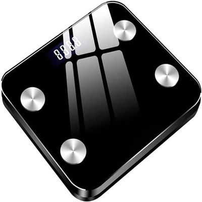 SMSOM Bluetooth Body Composition Smart Scale, Heart Health, Vascular Age, BMI, Fat, Muscle & Bone Mass, Water%, Digital Bathroom Scale with App Sync via Bluetooth