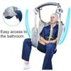 Toileting Sling Patient, Full Body Patient Lifting Harness, Patient Hoist, Lifting Sling with Loop Accessories, for Positioning and Lifting the Bed, Nursing, Easy to UseDoes not include crane view 4