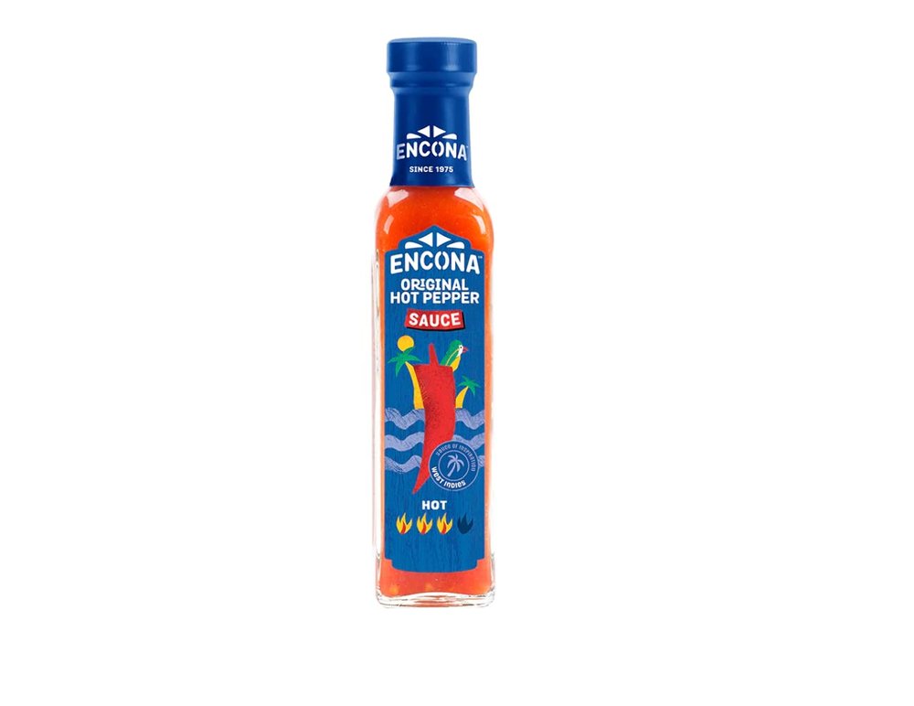 Encona Original Hot Pepper Sauce 142ml Box of 6